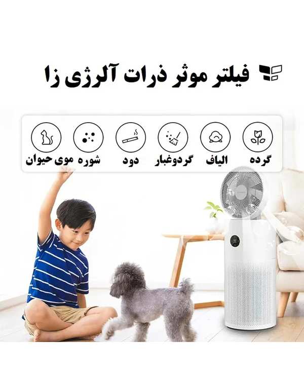 دستگاه تصفیه هوا هوشمند میجیا شیائومی Xiaomi مدل Mi circulating air purifier - تصویر 9