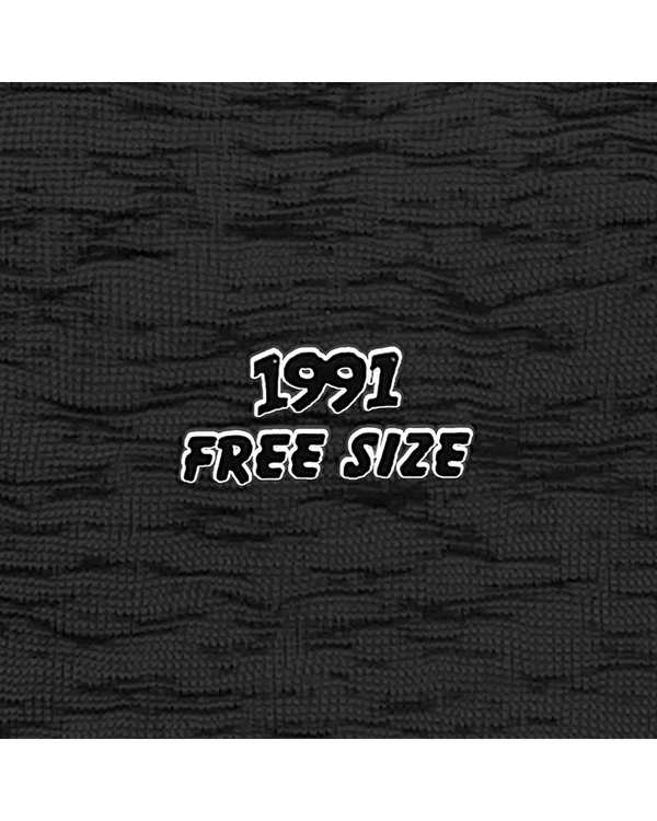 تی شرت کراپ ورزشی زنانه زیپ دار مشکی نوزده نود و یک 1991 مدل TS1992 B - تصویر 5
