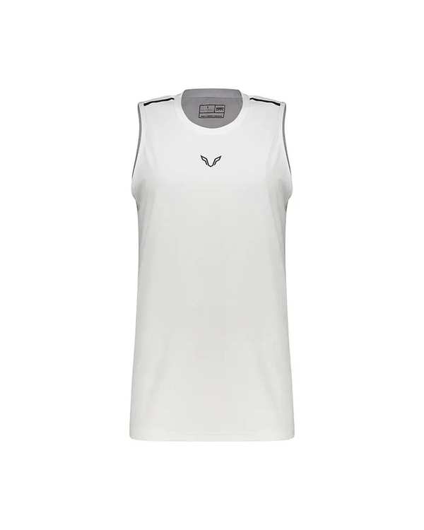 تاپ ورزشی مردانه اورسایز سفید نوزده نود و یک 1991 مدل TS1993 W