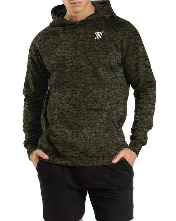 هودی ورزشی مردانه سبز زیتونی نوزده نود و یک 1991 مدل GK1941 OGr