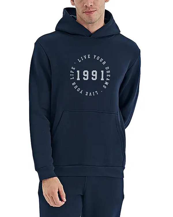 هودی مردانه Brush سرمه ای نوزده نود و یک 1991 مدل GK1931 NB