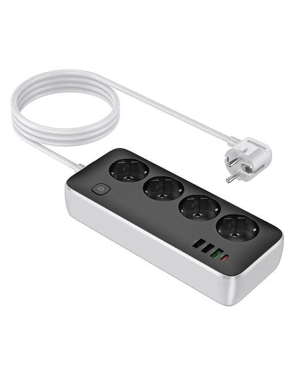 شارژر و چند راهی برق مشکی هوکو Hoco مدل AC22 - تصویر 3