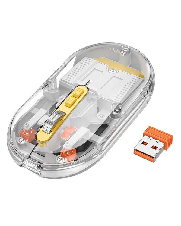 ماوس بی سیم بی صدا سفید هوکو Hoco مدل GM35 گارانتی