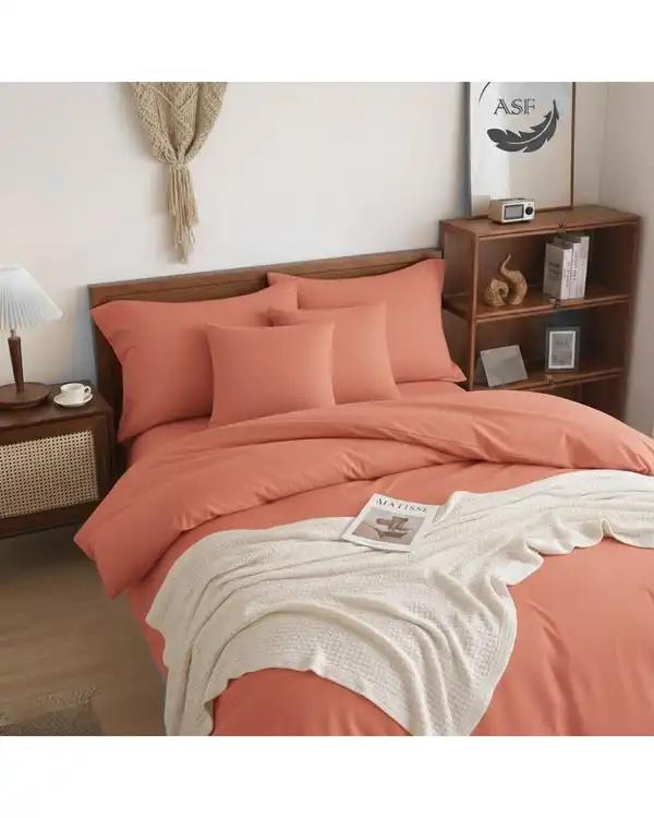 سرویس لحاف روتختی مینیمال دو نفره 8 تکه عرض 140 گلبهی ای اس اف ASF مدل MICRO LADY