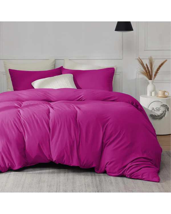 سرویس لحاف روتختی مینیمال دو نفره 8 تکه عرض 180 بنفش ای اس اف ASF مدل MICRO LADY