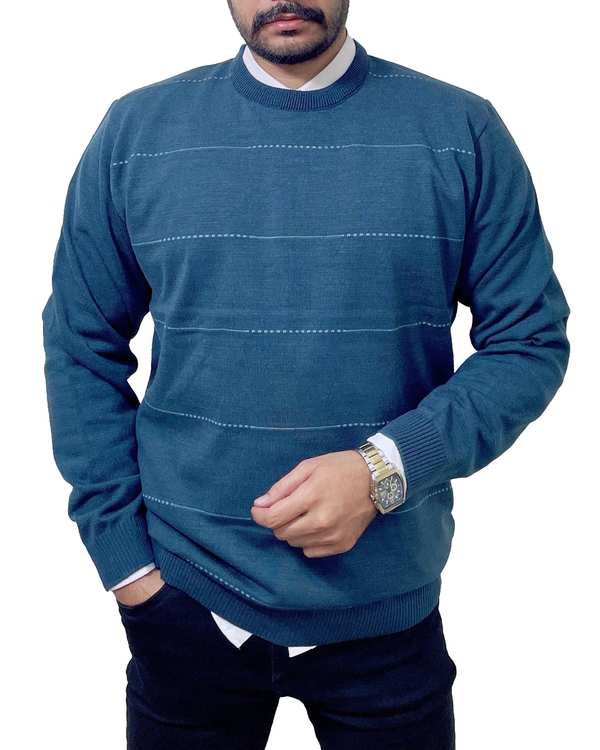 پلیور مردانه سرمه ای دیورسو Diverso کد 4823