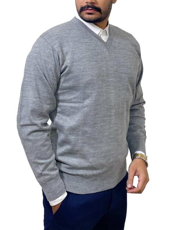 پلیور مردانه طوسی دیورسو Diverso کد 4824