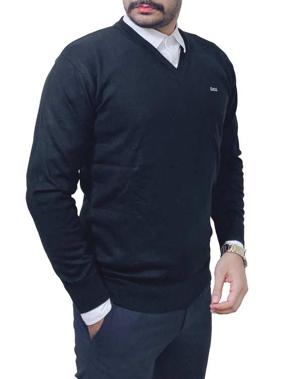 پلیور مردانه مشکی دیورسو Diverso کد 4826