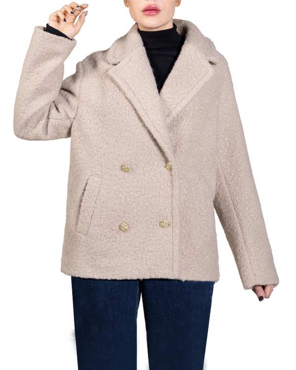 پالتو زنانه کرم سرژه Serge کد 230159