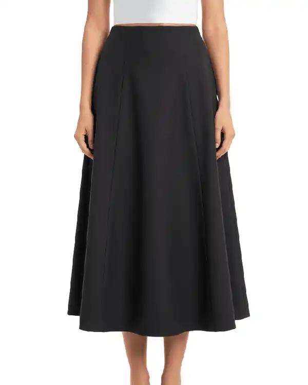 دامن زنانه مشکی سرژه Serge کد 2106427