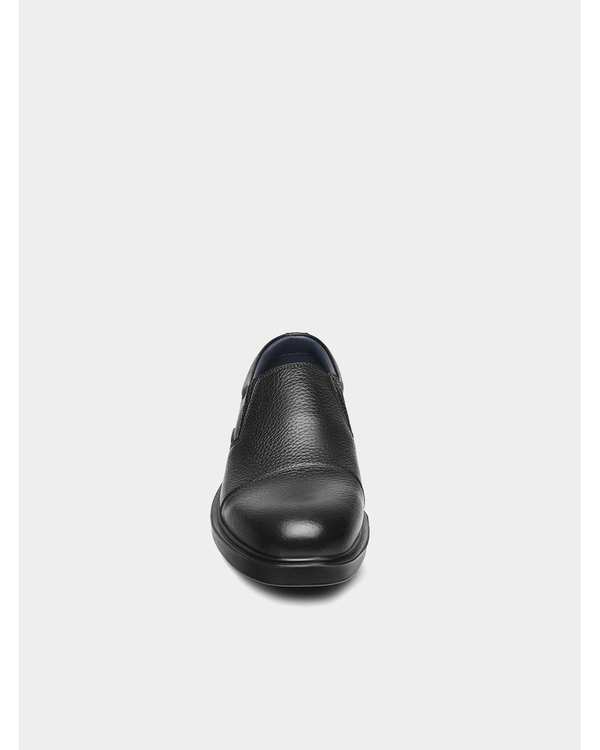 کفش چرم مردانه کلاسیک مشکی نوین چرم Novincharm مدل MS3185 7810 - تصویر 3