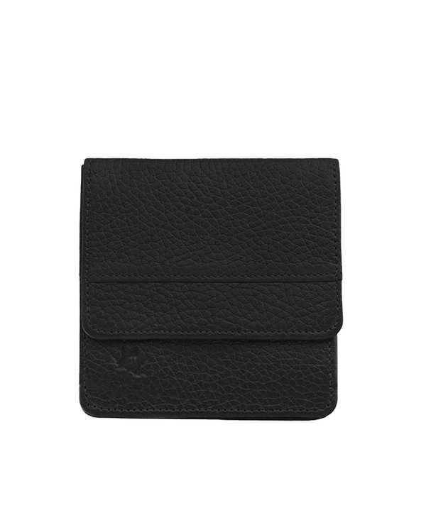 کیف پول چرم زنانه مشکی نوین چرم Novincharm مدل ولنتینا PW3112