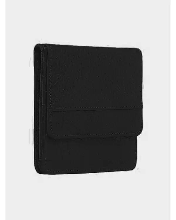 کیف پول چرم زنانه مشکی نوین چرم Novincharm مدل ولنتینا PW3112 - تصویر 3