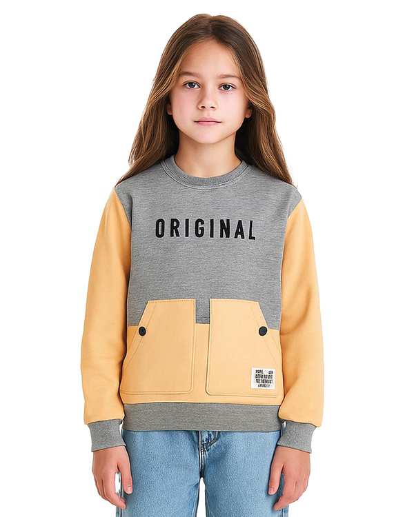 سویشرت بچگانه گلبهی لئو کیدز Leo Kids کد 6844-1