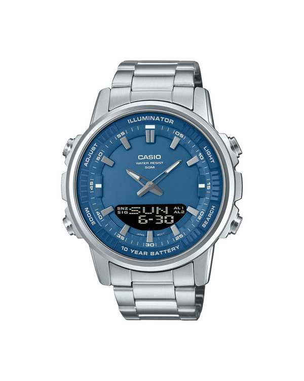 ساعت مچی مردانه عقربه ای و دیجیتال کاسیو Casio مدل AMW-880D-2A1VDF