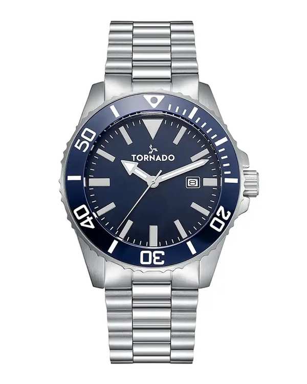 ساعت مچی مردانه عقربه ای تورنادو Tornado مدل T22001-SBSN