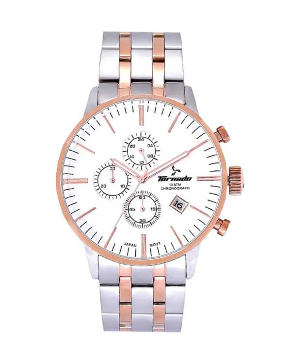 ساعت مچی مردانه عقربه ای تورنادو Tornado مدل T6102-KBKSK