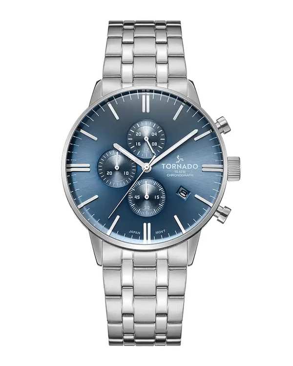 ساعت مچی مردانه عقربه ای تورنادو Tornado مدل T6102-SBSL
