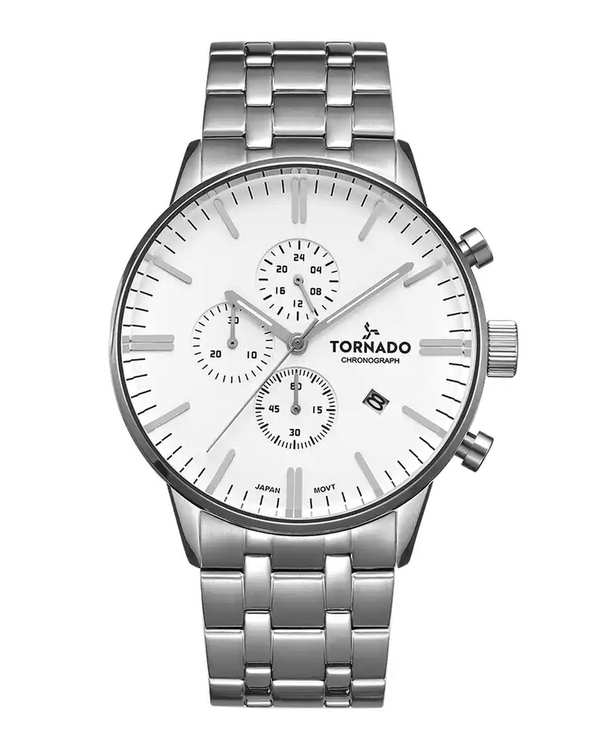 ساعت مچی مردانه عقربه ای تورنادو Tornado مدل T6102-SBSS