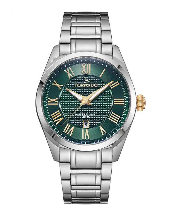 ساعت مچی مردانه عقربه ای تورنادو Tornado مدل T8007-SBSHG