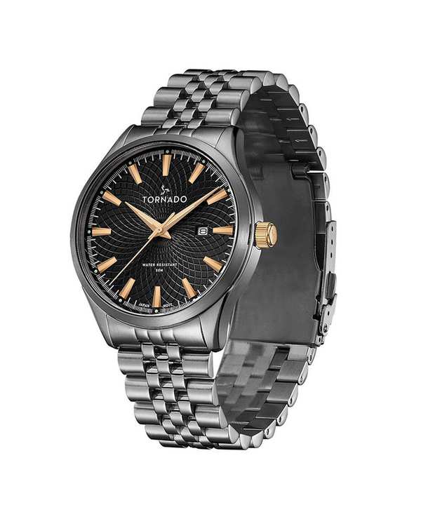 ساعت مچی مردانه عقربه ای تورنادو Tornado مدل T20006B-XBXB