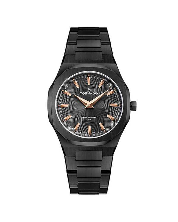 ساعت مچی مردانه عقربه ای تورنادو Tornado مدل T21003-BBBBK
