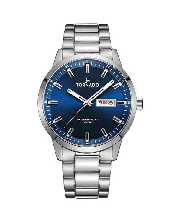 ساعت مچی مردانه عقربه ای تورنادو Tornado مدل T23001-SBSN