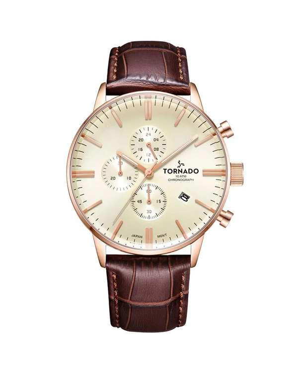 ساعت مچی مردانه عقربه ای تورنادو Tornado مدل T6102-RLDI