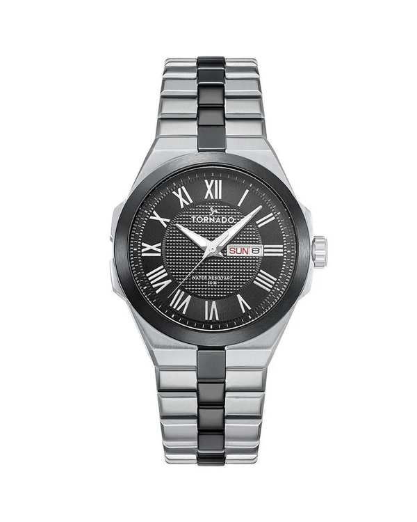 ساعت مچی مردانه عقربه ای تورنادو Tornado مدل T8007B-YBYB