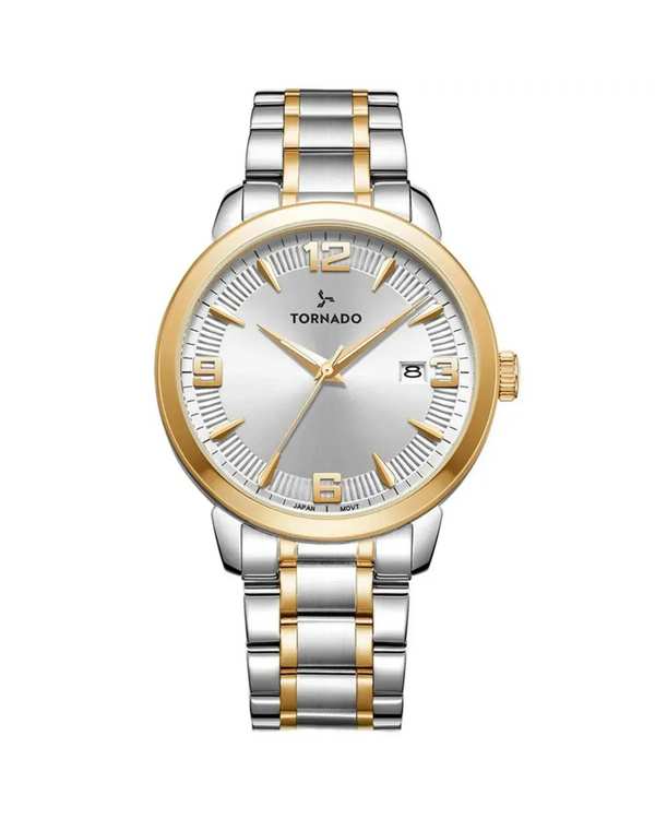 ساعت مچی مردانه عقربه ای تورنادو Tornado مدل T9006B-TBTW