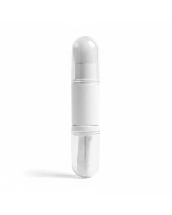 ست براش آرایشی مدل 4IN1 کپسولی سفید بسته 4 عددی