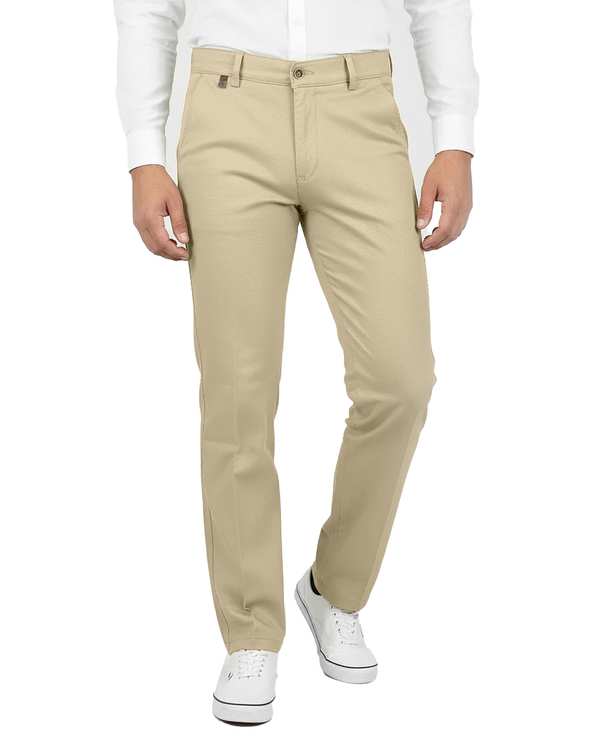 شلوار کتان مردانه کرم یوسف Yoosef کد 203025