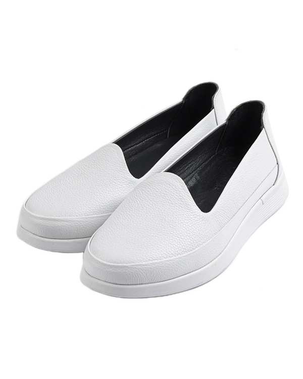 کفش چرم زنانه سفید ایران طب Iranteb مدل طره کد 203850