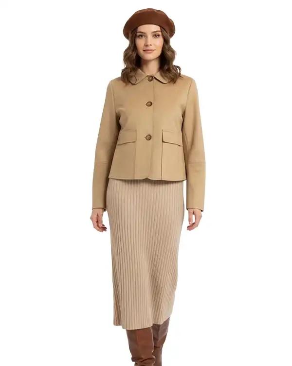 کت زنانه سوئیت جیر کرم نیواریا Nivarya کد 0986