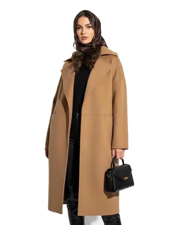 پالتو زنانه فوتر نسکافه ای نیواریا Nivarya کد 1088