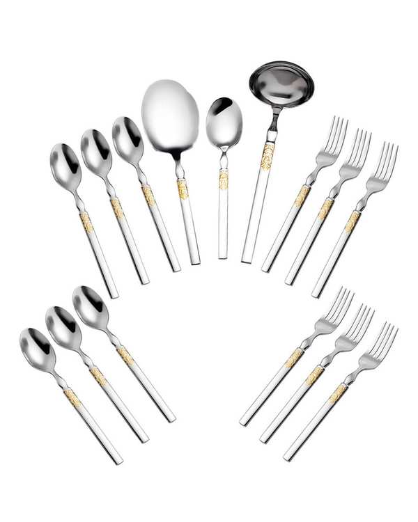 سرویس قاشق و چنگال 15 پارچه 6 نفره جی فی نی Giffini مدل G-G055