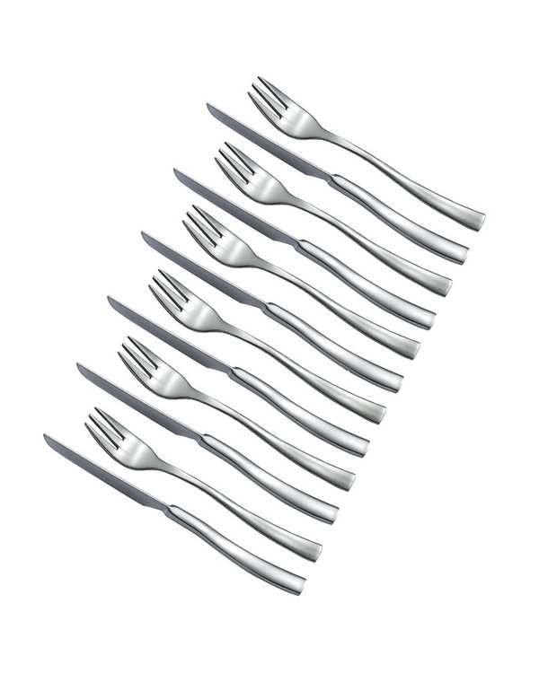 سرویس کارد و چنگال 12 پارچه 6 نفره جی فی نی Giffini مدل 185