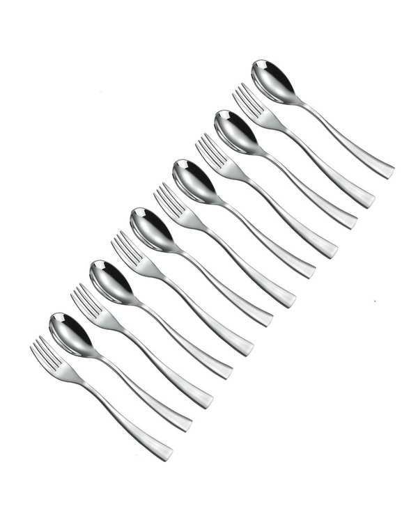 سرویس قاشق و چنگال 12 پارچه 6 نفره جی فی نی Giffini مدل 185