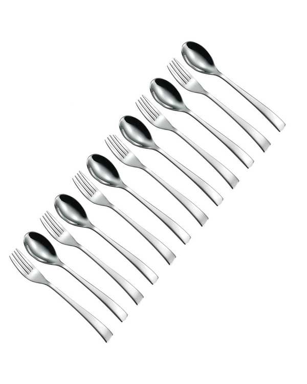 سرویس قاشق و چنگال 12 پارچه 6 نفره جی فی نی Giffini مدل 141