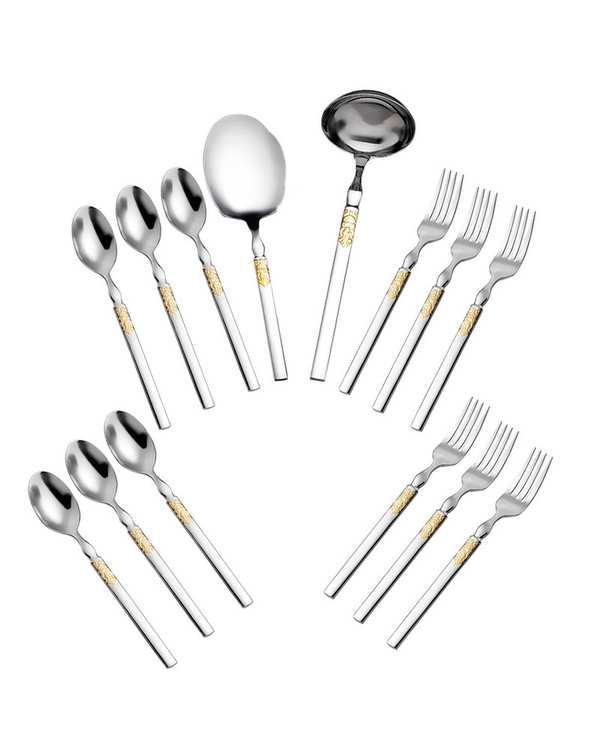 سرویس قاشق و چنگال 14 پارچه 6 نفره جی فی نی Giffini مدل G-501