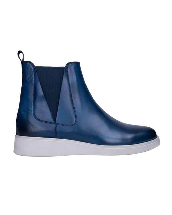 بوت چرم زنانه سرمه ای برتونیکس Berttonix کد MT-۴۰۸۷