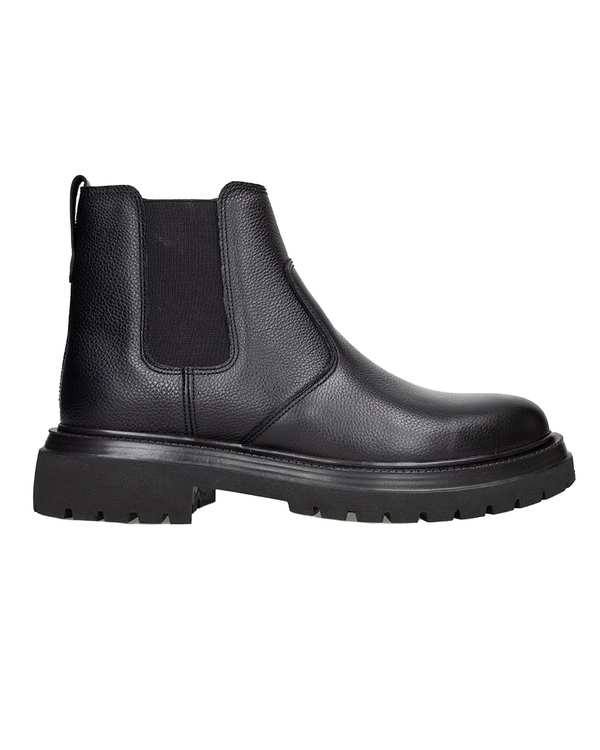 بوت چرم مردانه مشکی برتونیکس Berttonix کد M-۴۱۳ B