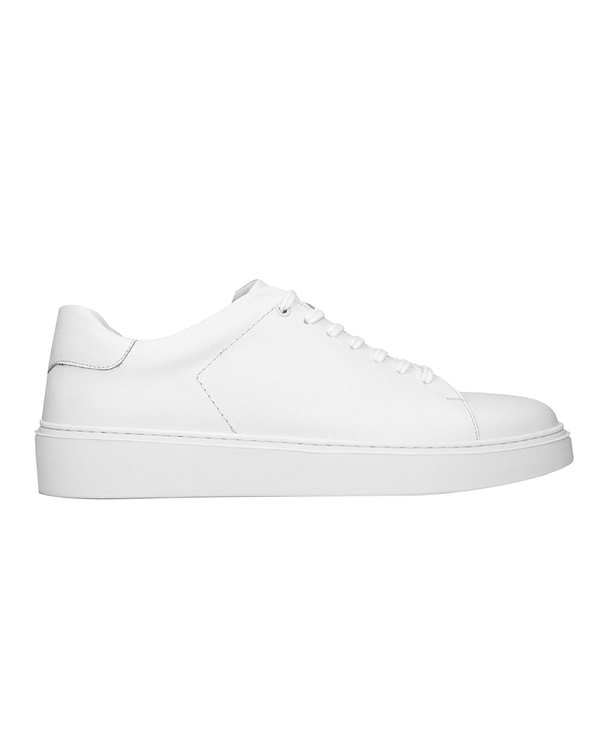 کفش چرم مردانه کژوال سفید برتونیکس Berttonix کد MT-۴۰۸۲