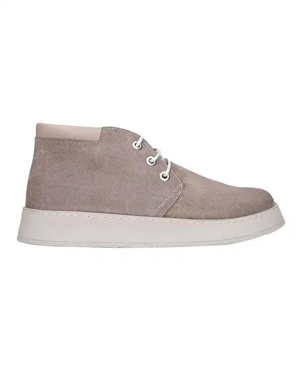 نیم بوت چرم زنانه خاکی برتونیکس Berttonix کد A-۴۰۲۸