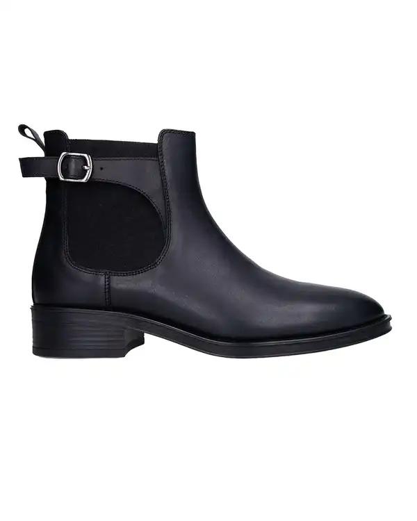 بوت چرم زنانه مشکی برتونیکس Berttonix کد A-4032