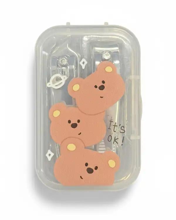 ست ناخن گیر استیل ضد زنگ 2 عددی طرح فانتزی