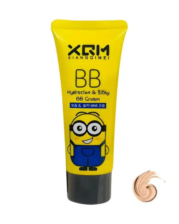 کرم پودر BB ایکس کیو ام XQM مدل مینیون بی بی کرم مناسب انواع پوست وزن 65 گرم