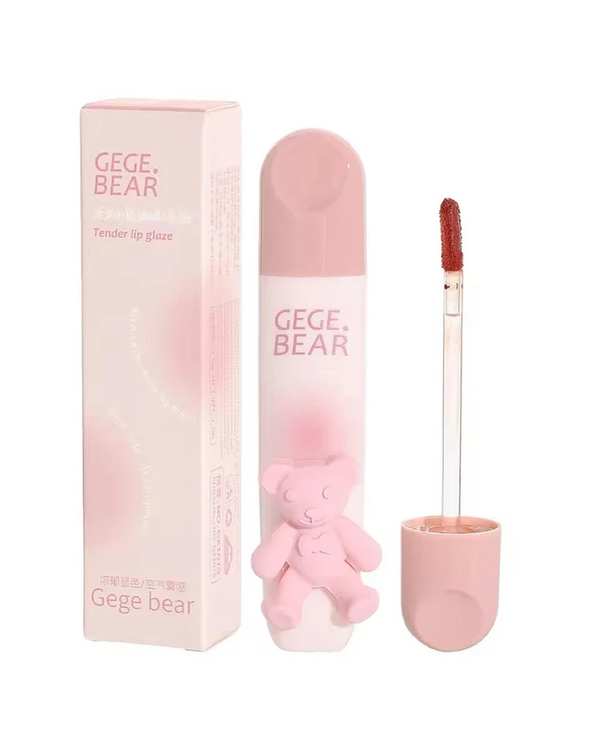 رژ لب مایع مات مخملی گه گه بیر مدل bear کد 02 - تصویر 3