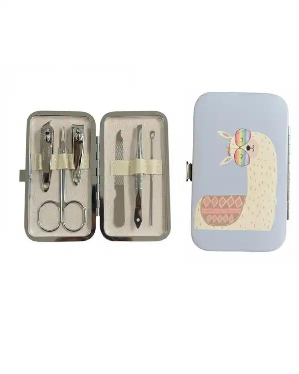 ست مانیکور و پدیکور و ناخن گیر استیل فانتزی مجموعه 6 عددی