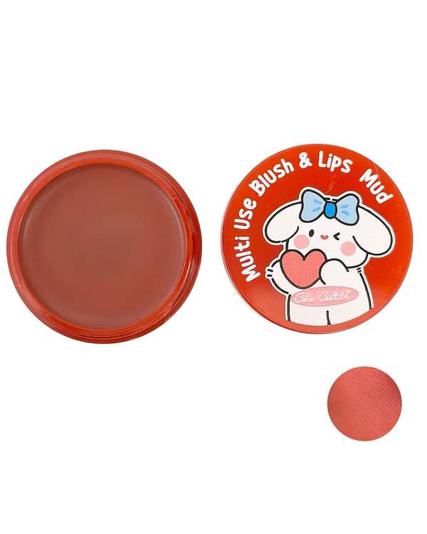 رژگونه و رژلب مات کالرکستل مدل فانتزی شماره 02